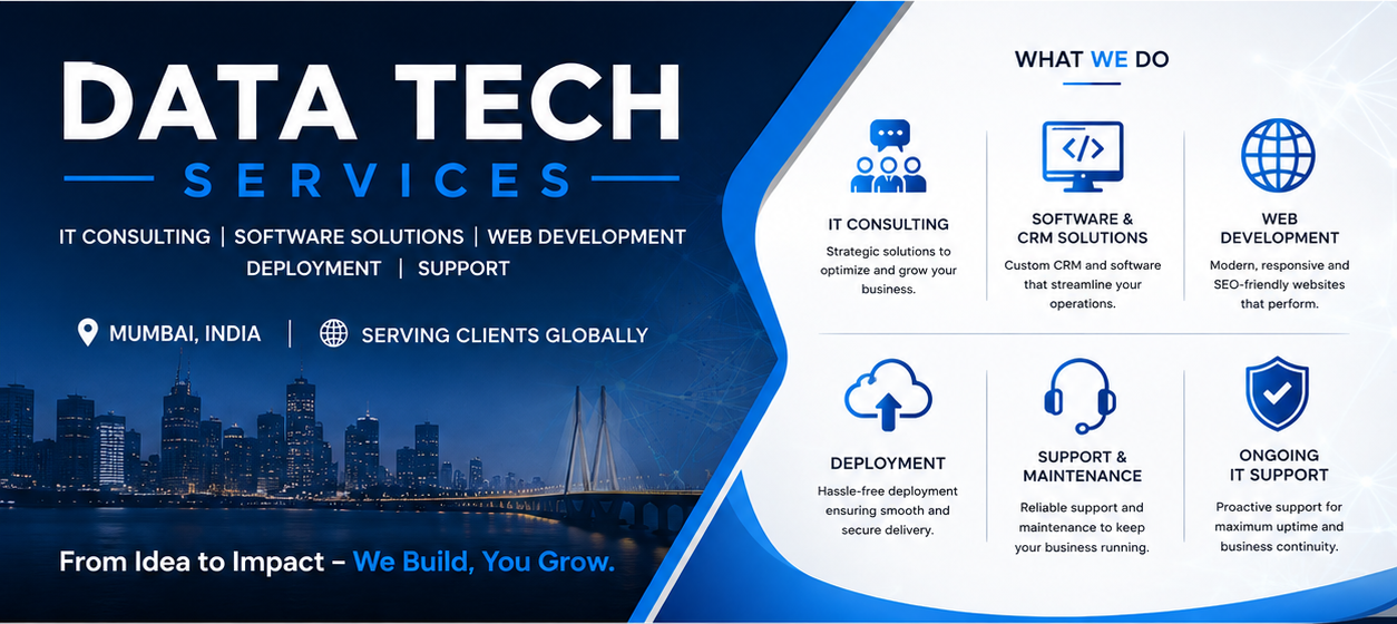 Data Tech Services - From Idea to Impact, We Build You Grow